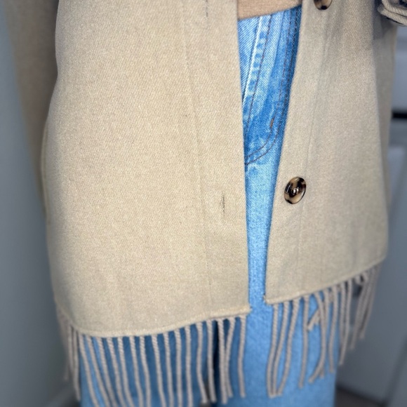 Laundry By Shelli Segal Tan Utility Jacket Lightweight Casual - Picture 10 of 13